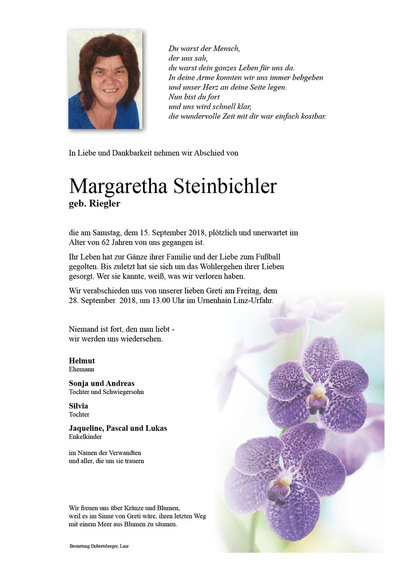Steinbichler Margaretha